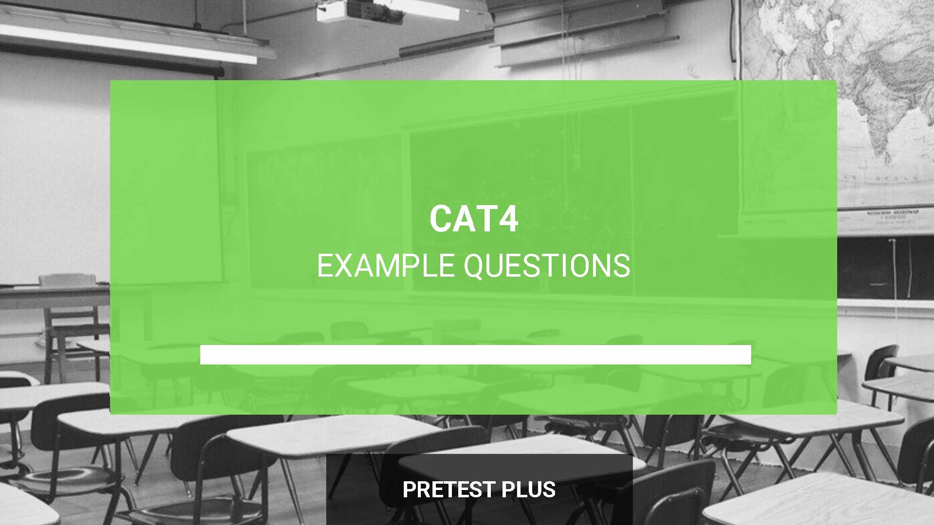 Cognitive Abilities Test (CAT): Example Questions and Practice Resources