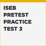 how to study for the ISEB Pre-test