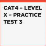 how to practice for the CAT4 Level X exam