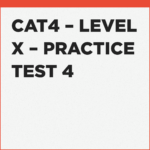 how to study for the CAT4 Level X exam