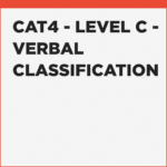 Year 6 CAT exam Verbal Classification questions