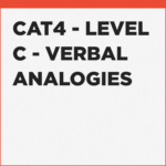Year 6 CAT exam Verbal Analogies questions