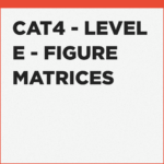 Figure Matrices CAT4 past questions, Level E