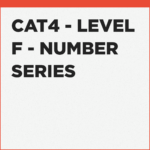 CAT4 Level F Number Series exercises