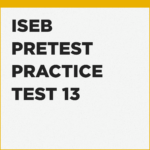 what's the format of the 11+ ISEB Pretest