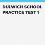 best practice for the Dulwich College 11+ online test