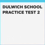 Dulwich College 11+ exercises for the new online exam