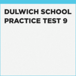 Dulwich College 11+ exam maths questions examples