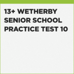 best mock tests with answers for the Wetherby Senior School 13 plus