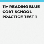 Reading Blue Coat 11+ online exercises with answers