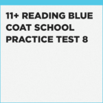 how to study for the Reading Blue Coat 11+ exam