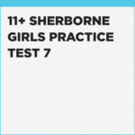 Sherborne Girls sample paper for 11+ entry