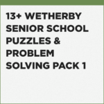 Example Questions for the 13+ Wetherby Senior School Puzzles & Problem Solving exam