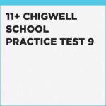 Chigwell School 11+ specimen paper with answers