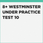 Westminster 8+ Reasoning exam sections and layout