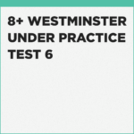 what comes up in the Westminster Under 8+ reasoning exam